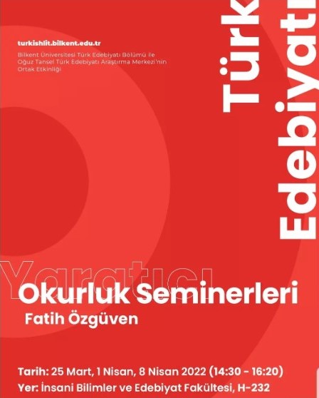 Fatih Özgüven ile Yaratıcı Okurluk Seminerleri